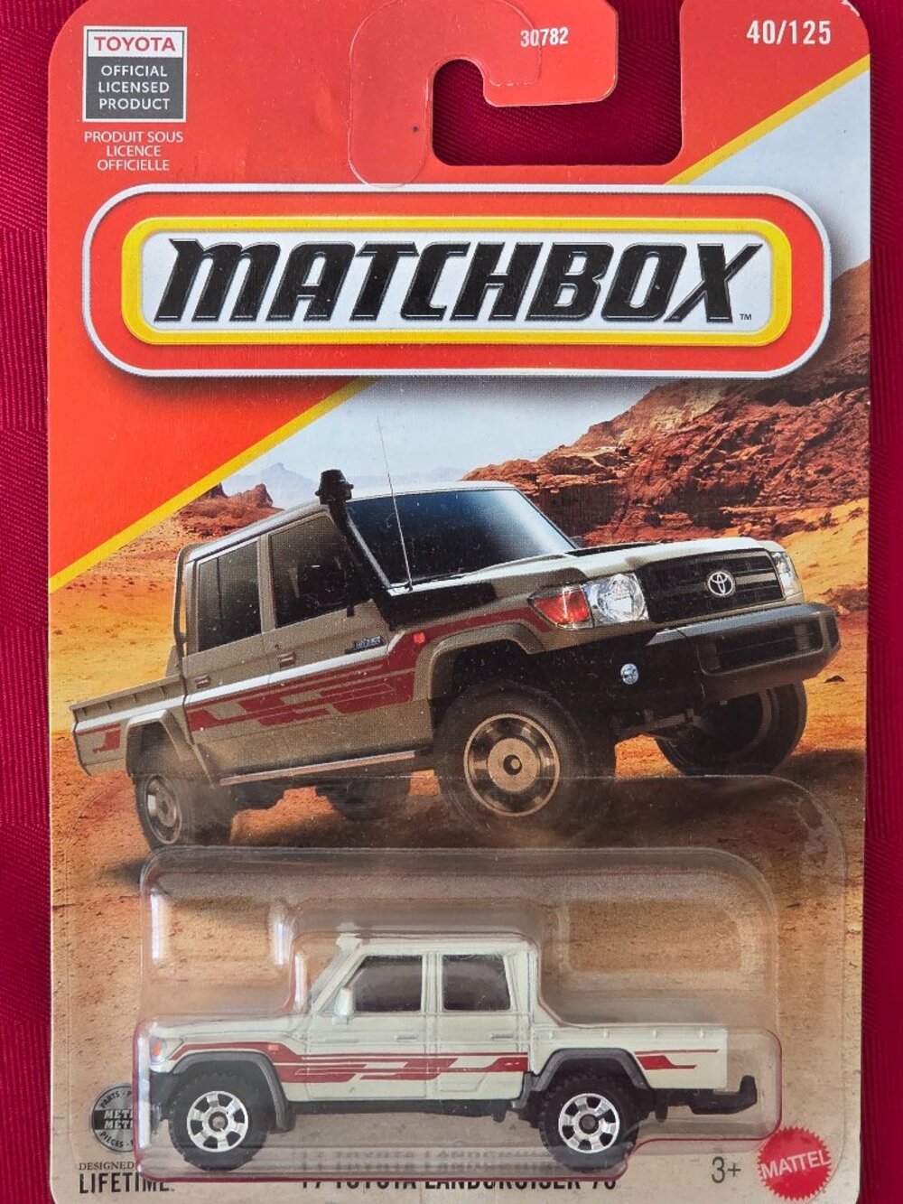 2026 MATCHBOX, '17 TOYOTA LAND CRUISER 78, MINT IN THE PACKAGE!!!